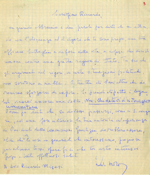 Lettera di Aldo Moro a Francesco Cossiga del 29 marzo 1978